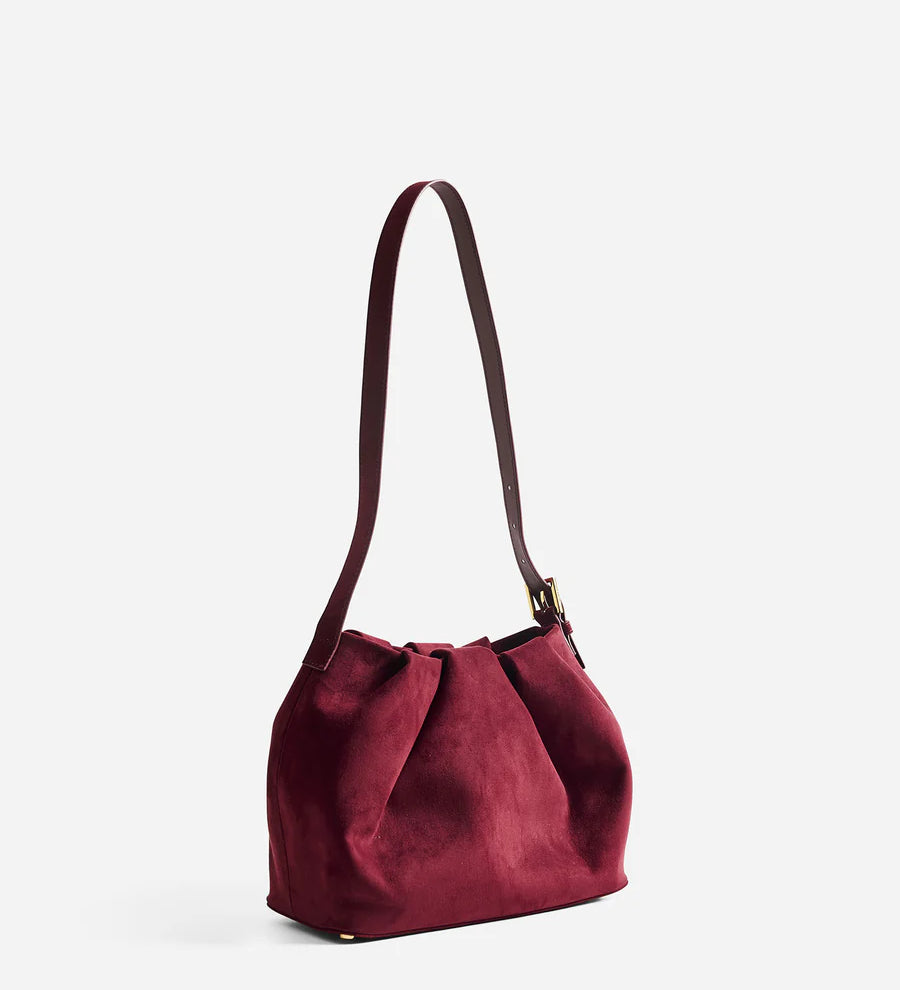 Themoire Lara Suede Bag