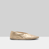 Marsell Coltellaccio Ballerina Pelle Vitello Laminata Straccio Platino