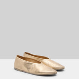 Marsell Coltellaccio Ballerina Pelle Vitello Laminata Straccio Platino