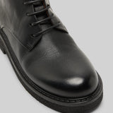 Marsell Parrucca Anfibio Zip Pelle Vitello Nero Boots