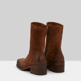 Marsell Cassello Tronchetto Pelle Vitello Rovescio Basalto Boots