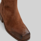 Marsell Cassello Tronchetto Pelle Vitello Rovescio Basalto Boots