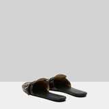 Marsell Distesa Black Leather Mule
