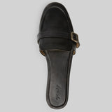 Marsell Distesa Black Leather Mule