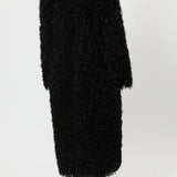 Pink Memories Long Faux Fur Coat