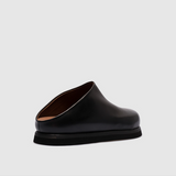 Marsell Black Leather Mule