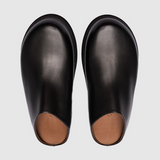 Marsell Black Leather Mule