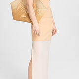 THEMOIRe Flor Straw Degrad Handbag